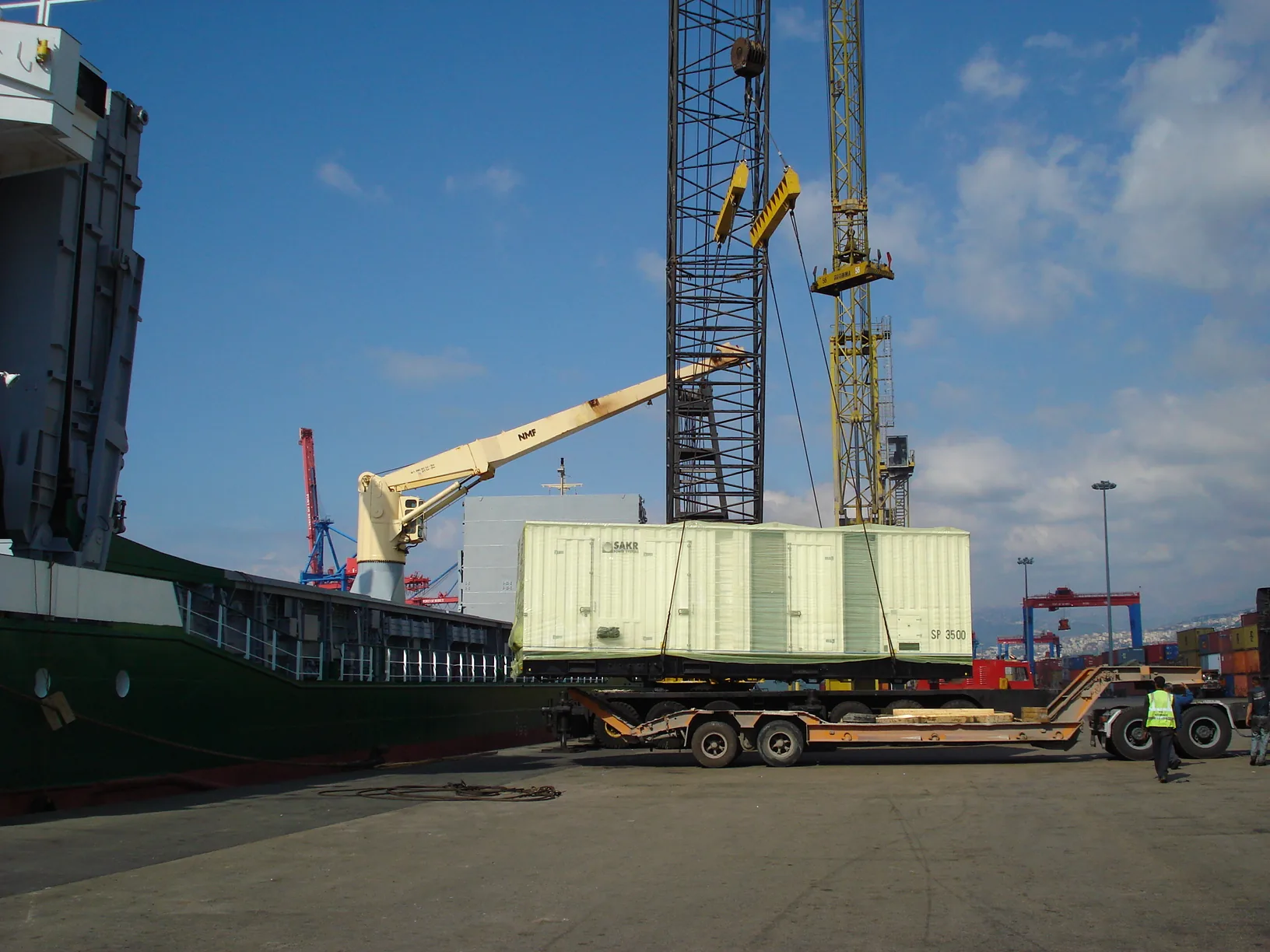 Generator project cargo port handling