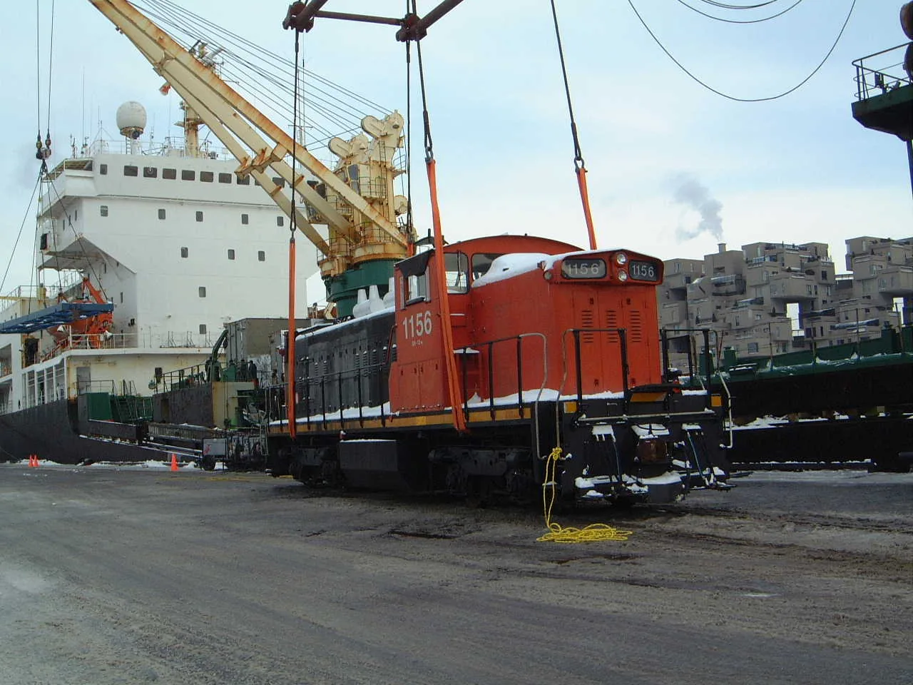 SeaChart locomotive project cargo handling