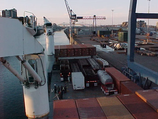 SeaChart roro vessel deck cargo