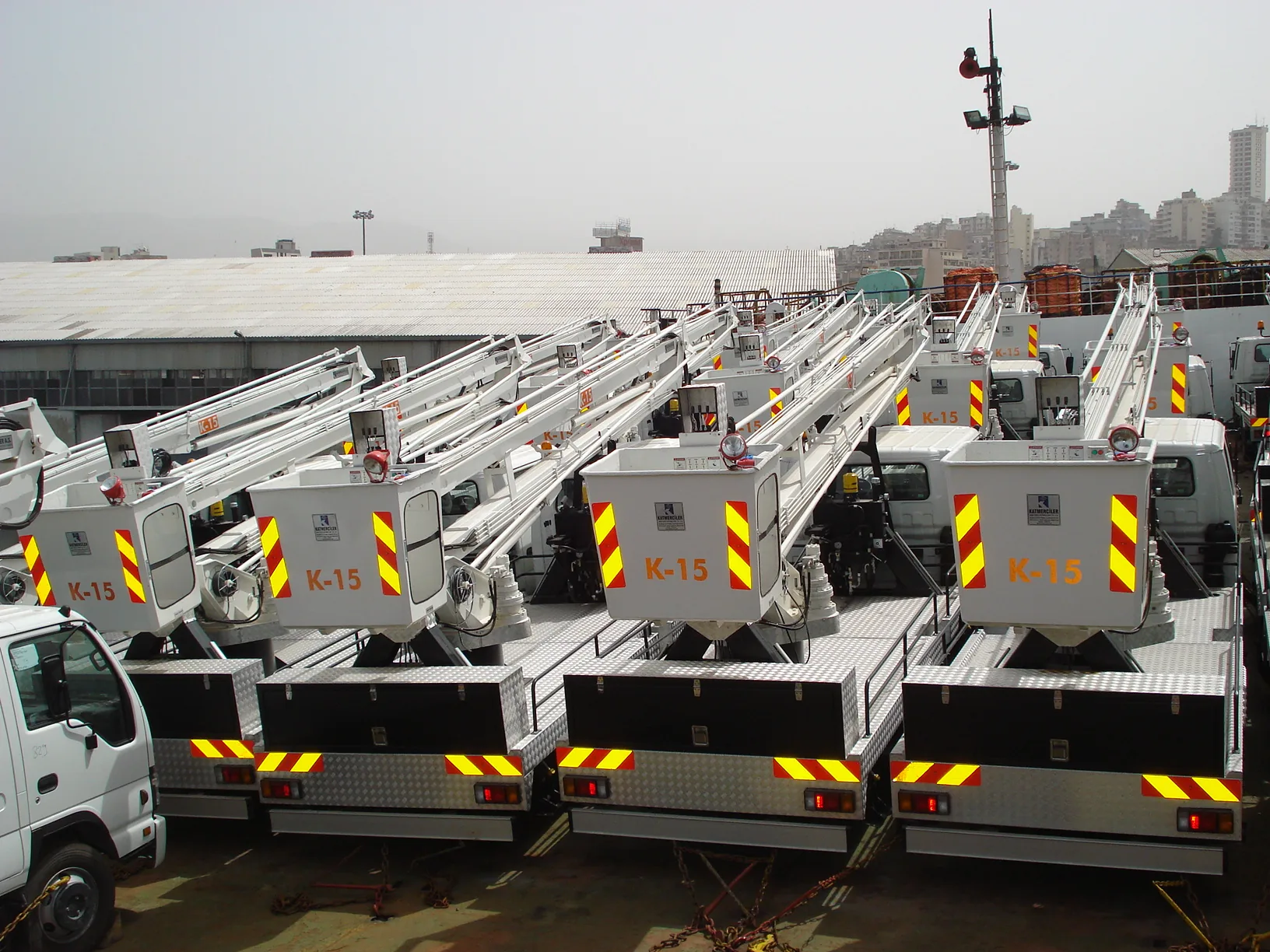 SeaChart utility trucks cargo shipment